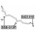 thumbnail image 2 of Febest FRONT STABILIZER BAR BUSHING D21 # SSB-G13F OEM 20414-FJ010, 2 of 2