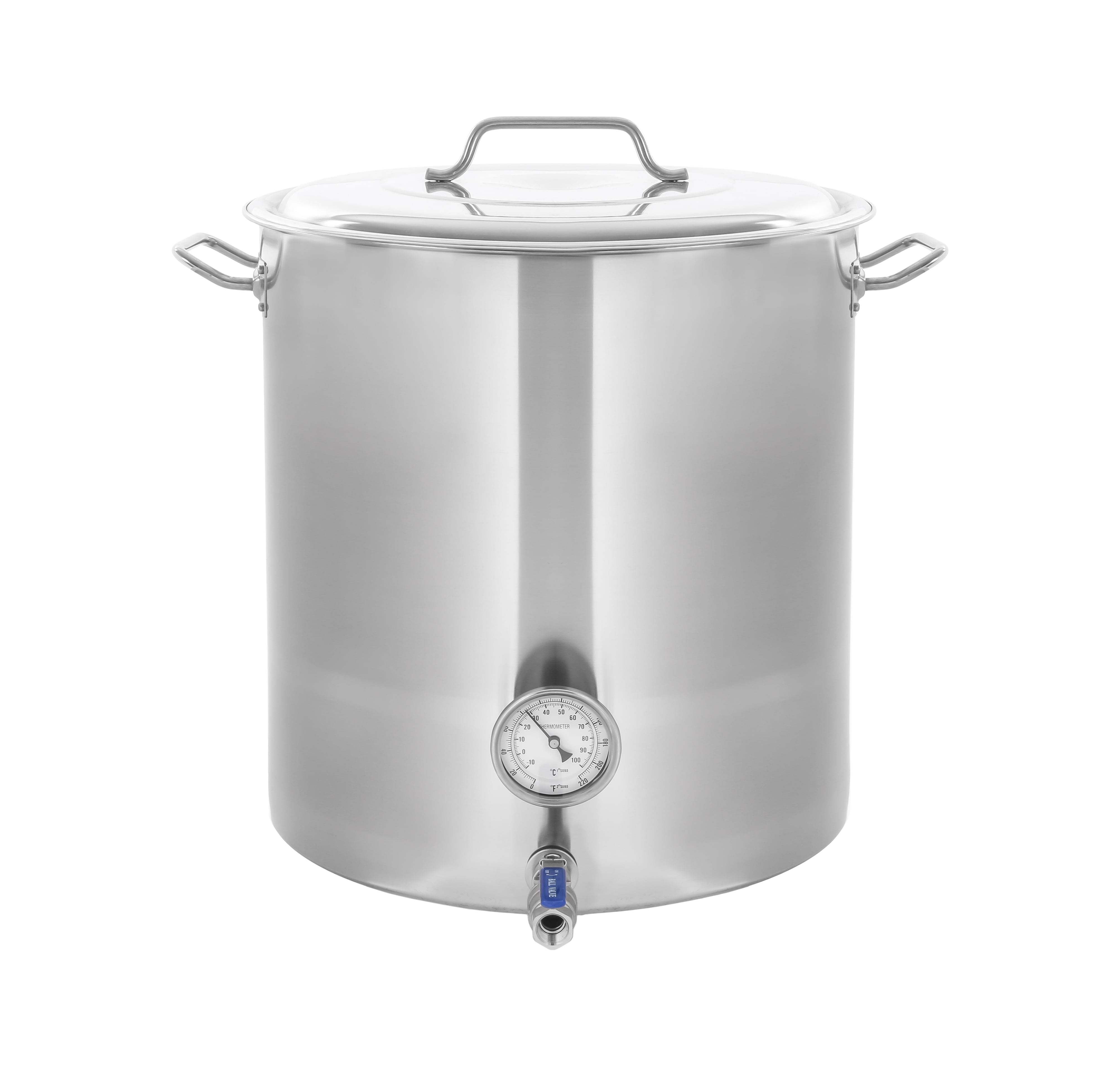 CONCORD Stainless Steel Home Brew Kettle Stock Pot (Weldless Fittings