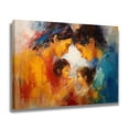 thumbnail image 2 of Abstract Art Modern Decorative Painting Tow Mothers Hug Their Child Framed Canvas Poster Bedroom Decor Sports Landscape Office Room Decor Gift,Frame-style,20x30inch(50x75cm), 2 of 8