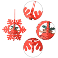 thumbnail image 3 of Colgante de árbol de Navidad de madera, regalo para niños, decoración navideña para el hogar. Ormromra CPB-CJZ146-1, 3 of 5