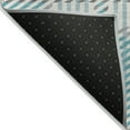 thumbnail image 3 of Addison Rugs Chantille Indoor/Outdoor Transitional Plaid Teal Washable Rectangle Rug, 5' x 7'6", 3 of 6