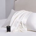 thumbnail image 7 of JNGSA Satin Silk Body Pillow Pillowcase for Hair and Skin, Premium and Silky Black Long Body Pillow Case Cover 51x137cm with Hidden Zipper Closure, 7 of 7