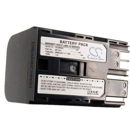Image of Replacement Battery For Canon 7.4v 3000mAh Camera Battery