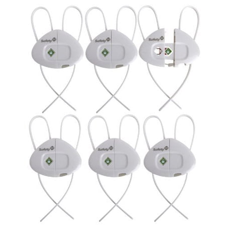 Safety 1st 6 Pack Side by Side Cabinet Lock