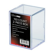 Ultra Pro: 2-Piece 150 Count Clear Card Storage Box