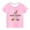 Pink, variant on Zwiiyzr Toddler Baby Boys Girls Summer Clothes Trendy Cute Easter Dwarf Print Round Neck Print Short Sleeve Top for 3-14 Years Black