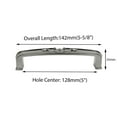 thumbnail image 2 of Modket MH1613 Traditional Classic Kitchen Cabinet Pull Handle — 5-3/8" Overall Length, 5" (128mm) Hole Centers, Brushed Nickel — 50 Packs, 2 of 4