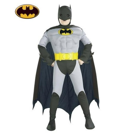 Rubies Costume Co  Muscle Chest Batman Kids Costume Size
