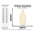 thumbnail image 2 of Unfinished Rum Bottle Shape 4" / 1/4", 2 of 3