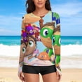 thumbnail image 6 of Super Why Women's Sunscreen Shirt Long Sleeve Workout Tops Crewneck Soft Comfy Tees Casual T-Shirt L, 6 of 7