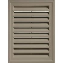 Alcoa Home Exteriors Rectangular Gable Vent - Adjustable, Screen Protection - 18 x 24, Beige