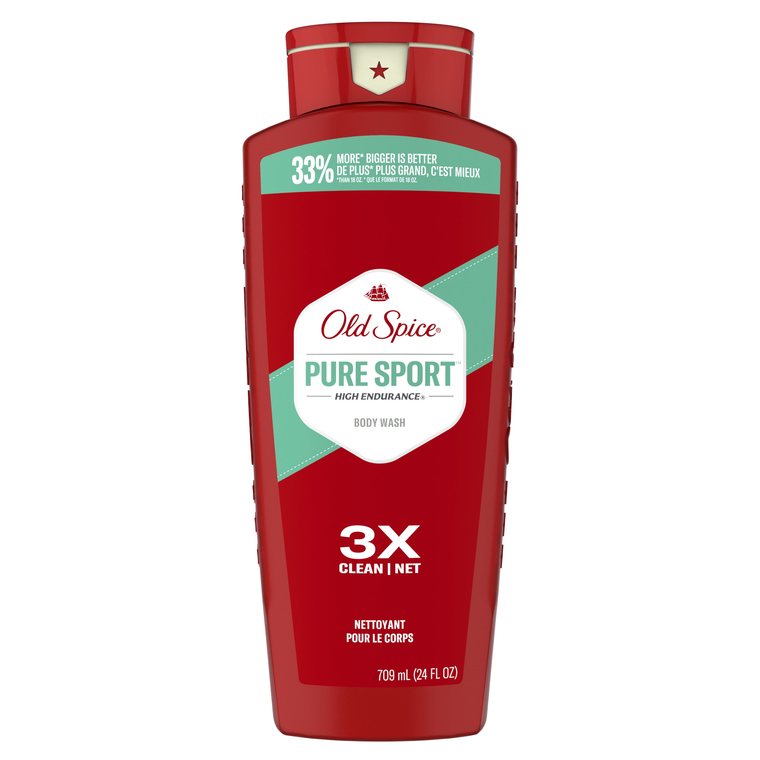 Old Spice High Endurance Pure Sport Body Wash for Men, 24 fl oz