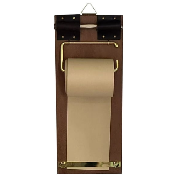 Yttmshdga Clipboard Notebook Set – Retro Hanging Writing With Cutter Refillable Paper Roll For Notes To Do Lists Wall Decor Sketching With1*Wooden Paper Office item