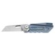 thumbnail image 4 of Mini cuchillo de bolsillo plegable EDC, mango de titanio, hoja S35VN, herramienta portátil de supervivencia al aire libre, color azul, 4 of 5