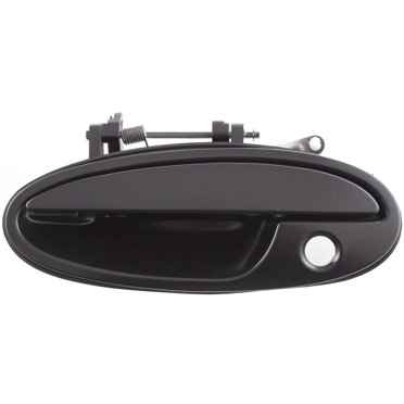 Replacement ARBB462118 Exterior Door Handle Compatible with 1997-2005 Buick Park Avenue 1995-1999 Riviera Front, Left Driver Smooth Black