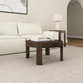 thumbnail image 5 of Plank+Beam Solid Wood Contour Round Coffee Table, 30" Coffee Table, Coffee Tables for Living Room, Modern Center Table for Small Spaces, Walnut, 5 of 9
