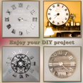 thumbnail image 3 of Relojes de pared 3D DIY, reloj de pared grande silencioso moderno, pegatinas de espejo silencioso para decoración, regalo, hogar, restaurante, oficina y Hotel Adepaton LN-2149-3, 3 of 6