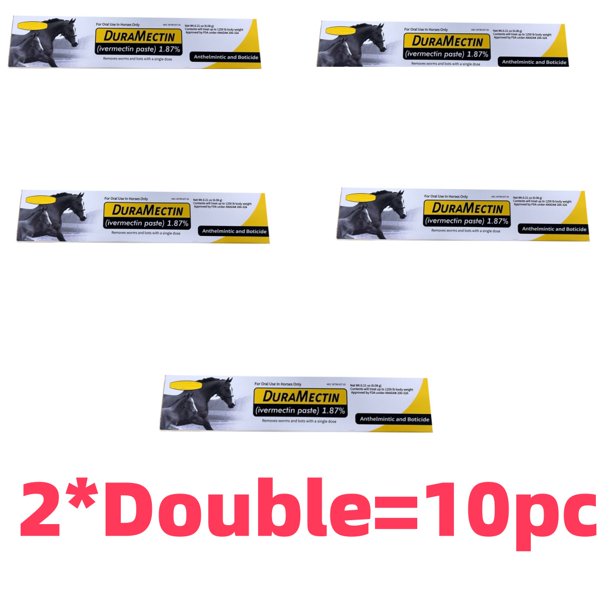 Iverméé-ctin Horse Dewormer –Oral Paste Safe For Horse/Horses (PACK of 10)