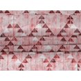 thumbnail image 4 of oneOone Velvet Peach Fabric Texture & Triangle Geometric Sewing Material Print Fabric By The Yard 58 Inch Wide, 4 of 5