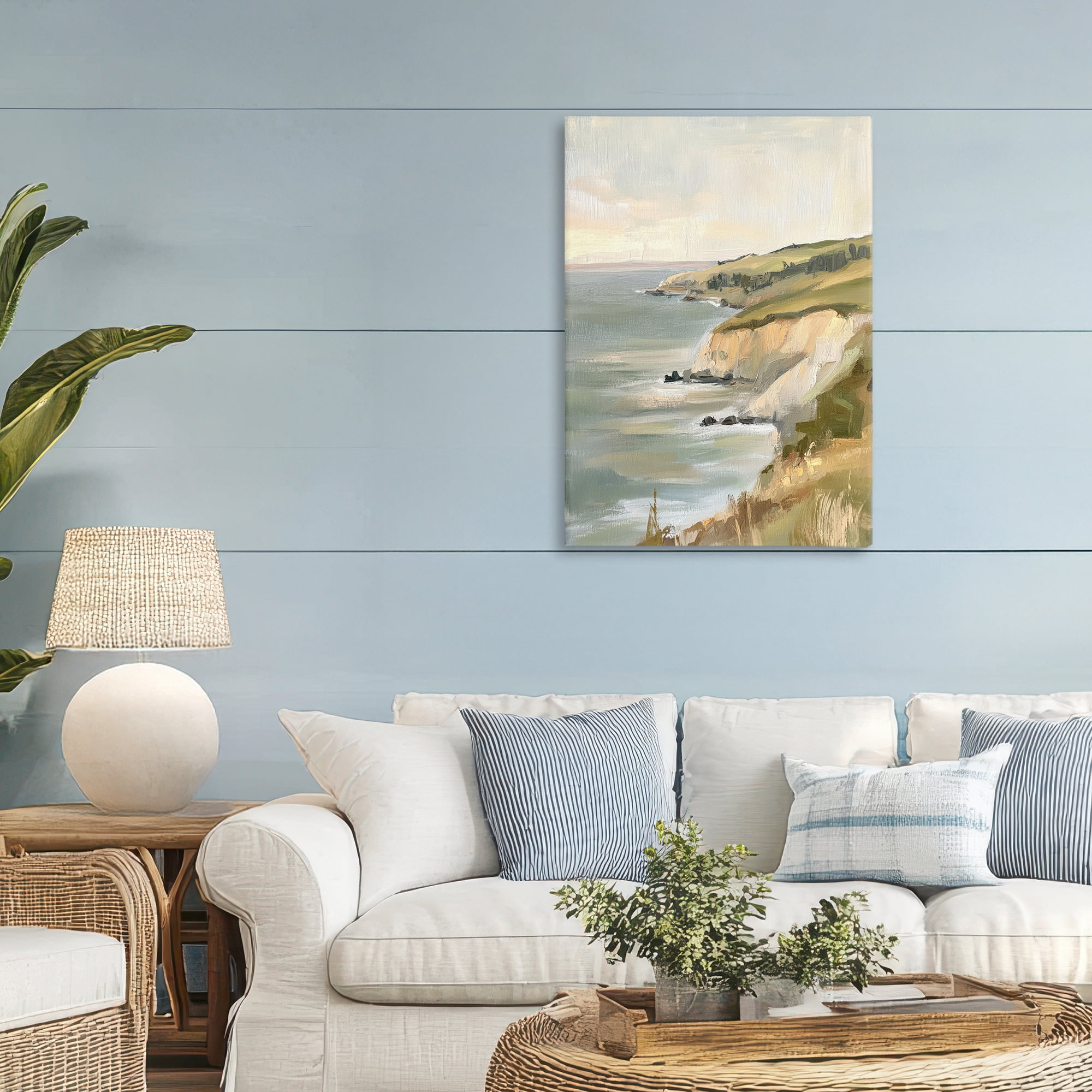 Stupell Industries Cliffs Off The Sea Canvas Wall Art, design by Petal Prints Design