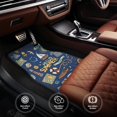 thumbnail image 5 of Salouo Marine Nautical for 4-Piece Floor Mats, Custom Fit Car Mats All-Weather Car Foot Mats Automotive Floor Mats for Cars, Trucks, SUVs, Vehicle Floor Liner, 5 of 7