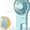 Blue, variant on JELLOO Portable Mini Fan with Carabiner - 3 Adjustable Speed Settings, Rechargeable Handheld Personal Fan for Outdoor, Travel, Desk & Daily Use