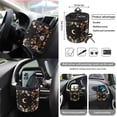thumbnail image 5 of Uorisanigo Butterfly Car Seat Protector Fashion Car Seat Covers Full Set Car Accessories Easy to Install Seat Belt Sets Covers, Steering Wheel Cover, Car Cup Holder,Car Vent Storage Gift for Her, 5 of 7