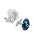 thumbnail image 3 of Shark Elegant Mens Cufflinks Set for Formal Attire, Made of Stainless Steel, for Any Occasion, 3 of 6