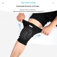 thumbnail image 3 of AB076 Shock-Absorbed Knee Brace Pad Sports Protection Gear Knee Wrap Protector - Black, 3 of 5