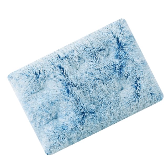 Maytalsory Soft And Comfortable Dog Bed Pets Sweet Dreams Easy To Clean Dog Cage Bed Gradient Blue XS 1Set