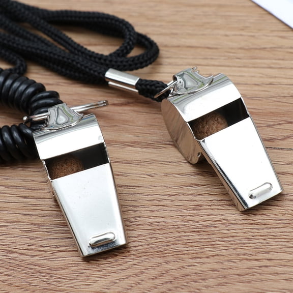 FUTUREORYY 2Pack Whistles for Traffic Police in Emergency Situations 19x0.8x0.8in