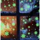 thumbnail image 5 of 3 juegos de pegatinas de decoración de copos de nieve luminosas de Navidad pegatinas de copos de nieve fluorescentes electrostáticas, 5 of 5