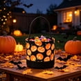 thumbnail image 4 of Sruoe Halloween Candy Storage Basket Children's Handheld Pumpkin Basket Halloween Decoration Props, 4 of 6