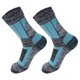 thumbnail image 2 of 4 Pairs Waterproof Socks Unisex Waterproof Breathable Socks Outdoor Skiing Hiking Wading Fishing Socks for Men Women, 2 of 4