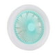 thumbnail image 5 of Ventilador de techo pequeño de 9,8 pulgadas, E27, 36 W, silencioso, ajustable, LED, para habitación de niños, 86-265 V, color azul, 5 of 15