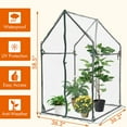 thumbnail image 2 of Gardzen Mini Greenhouse 36" x 36" x 60", Portable Small Greenhouse with Zippered Door for Seed Starting, Seedlings and Winter Protection, 2 of 6