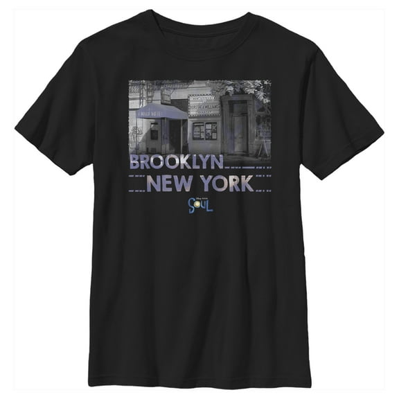 Boy's Soul Half Note Venue Graphic Tee Black Medium