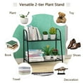 thumbnail image 5 of 2-tier Patio Metal Plant Stand, 5 of 9