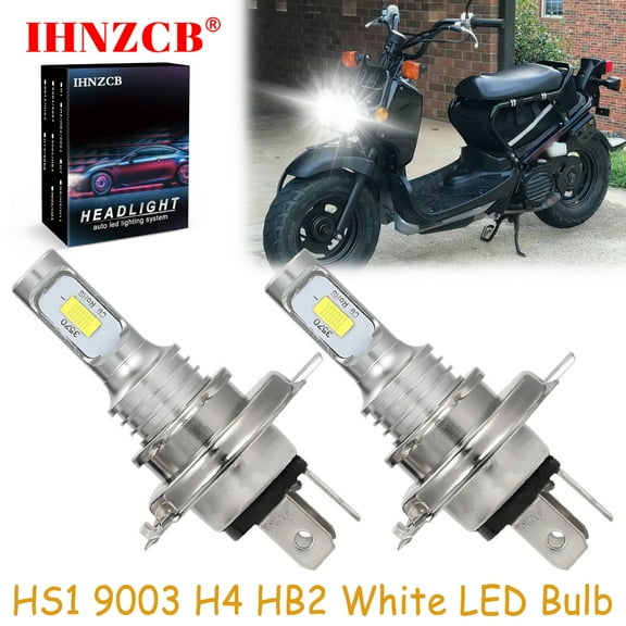 IHNZCB for Honda Ruckus 50 NPS50 2003-2017 - 2X HS1 9003 H4 HB2 LED Headlights Bulb 50W White YTB,Motorcycle Light,Y39