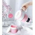 thumbnail image 5 of RKXQT  0.6L Travel Foldable Electric Kettle with LED Digital Display Portable Food Grade Silicone Cookerware BPA Free Fast Boiling with Boil-Dry Protection Dual Voltage Auto Shift (Color : Pink), 5 of 5
