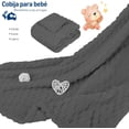thumbnail image 2 of Cobija para Bebé, Bluelander, de Franela, Diseño de Hexágono Grande, Oxford, 2 of 5