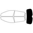 thumbnail image 2 of Rvinyl Window Tint Kit Compatible with Toyota Matrix 2009-2013 - Rear Windshield Precut Kit - 5%, 2 of 8