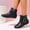 Black, variant on Casual Flat Booties for Everyday Wear,Stylish Slip-On Boots with Comfortable Flat Soles,Versatile for Any Occasion in Spring and Summer Brown/8.5(41)