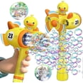 thumbnail image 1 of Pistola de burbujas, máquina de burbujas para niños, juguete automático de burbujas, más de 1500 burbujas por minuto, máquina de burbujas para exteriores., 1 of 5