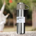 thumbnail image 1 of Botella de agua aislada de 500 ml Taza de viaje de fácil limpieza para acampar Senderismo Conducir, 1 of 7