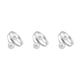 thumbnail image 5 of Servilletero de Metal Inteprter 12 Piezas Plata Oro, 5 of 6