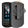 thumbnail image 6 of Nakedcellphone Case with Clip for Unihertz Titan Pocket Phone, Slim Hard Shell Textured Cover and [Rotating/Ratchet] Belt Hip Holster Combination, 6 of 9