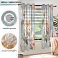 thumbnail image 3 of Yayeee Window Curtains Set of 2 for Living Room Light Filtering 63"x42", Whimsical Rose, 3 of 7