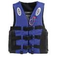 thumbnail image 3 of Chaqueta De Natación Equipo Deportivo Chaleco Salvavidas Portátil Para Navegación A La Deriva Navegación S Azul, 3 of 9