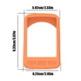 thumbnail image 3 of Protector De Silicona Funda protectora de silicona para medidor de código de bicicleta para Wahoo ELEMNT ROAM (naranja) Kuymtek Para estrenar, 3 of 3
